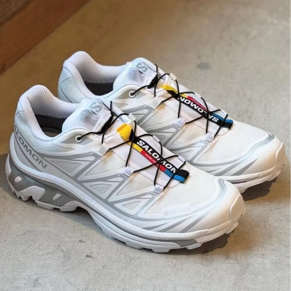 Salomon萨洛蒙 XT-6 GTX 男女款白银户外登山越野运动鞋官方正品