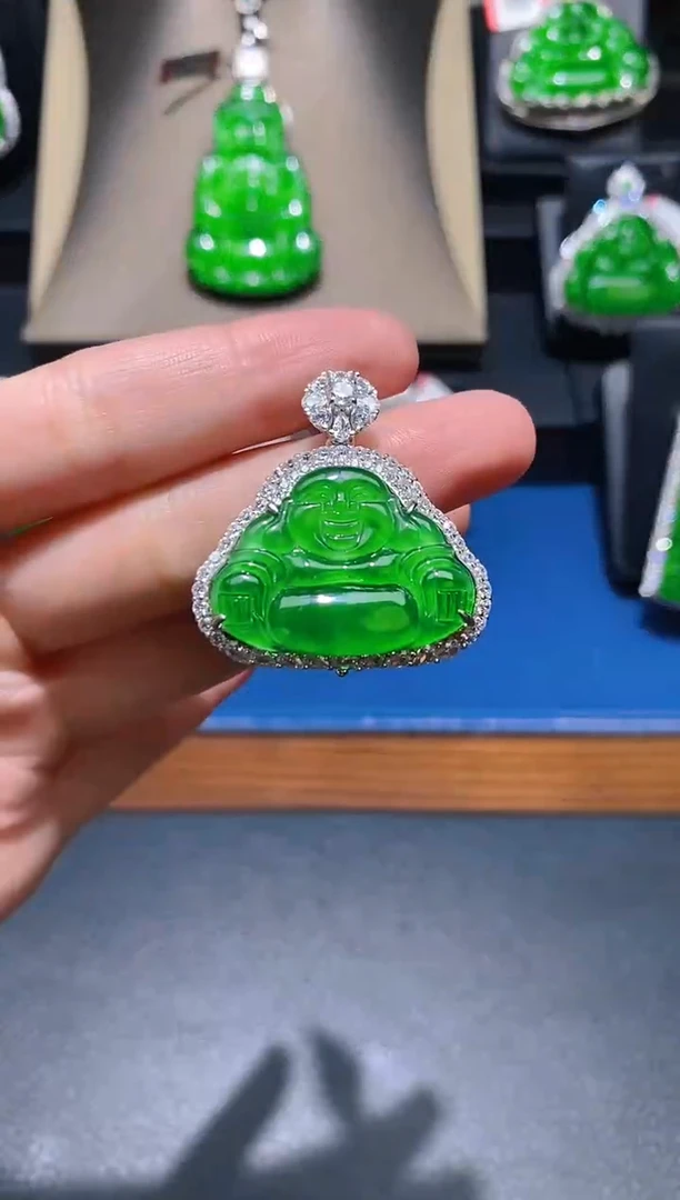 【闪购商品】翡翠颈饰未镶嵌天然A货翡翠z27