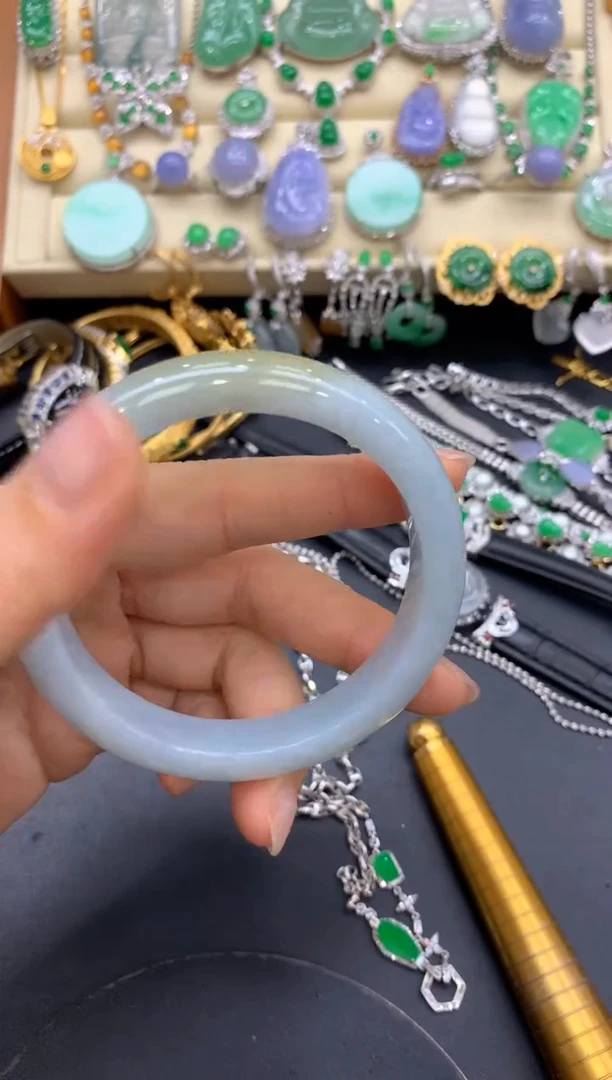 【闪购商品】翡翠手镯未镶嵌75-中国好珍宝