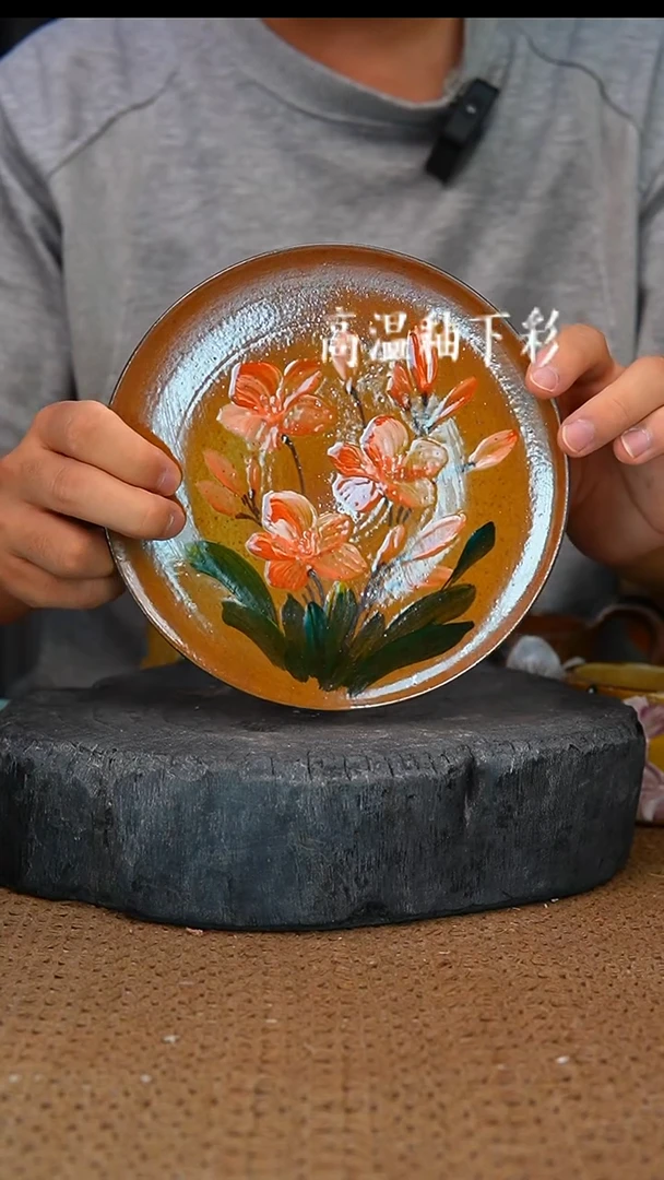 釉下彩40手工高温陶瓷
