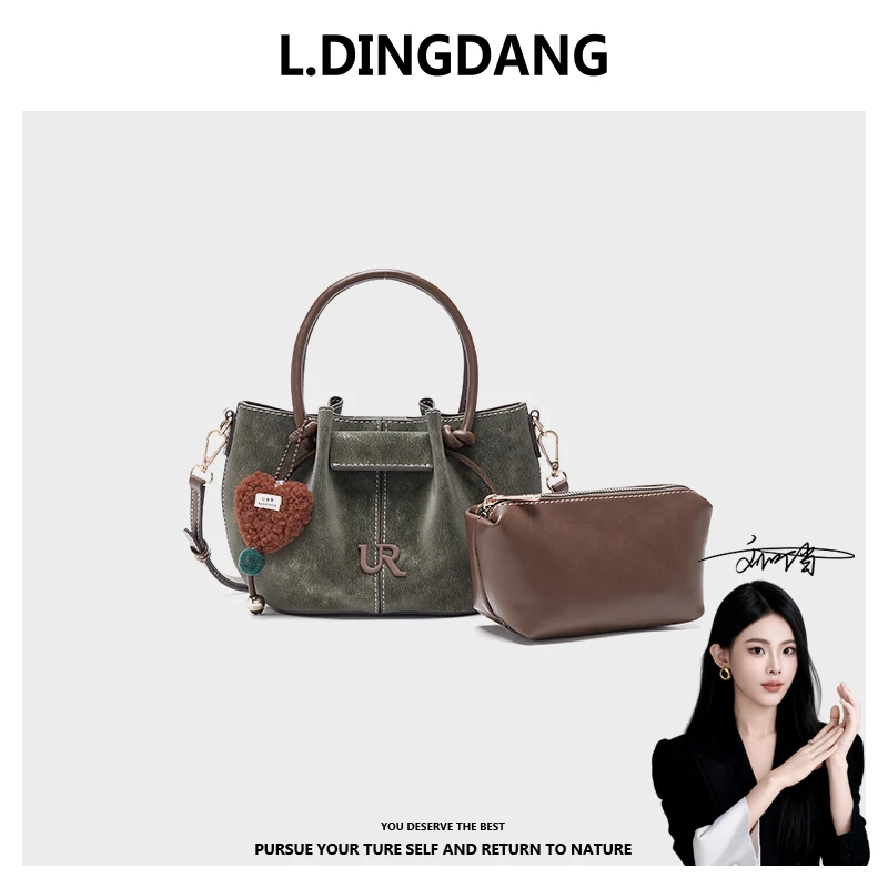 【刘叮当甄选】25新款圣诞限定苹果包秋冬百搭单肩斜挎包