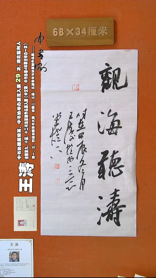 【闪购商品】书法316王涛书法作品