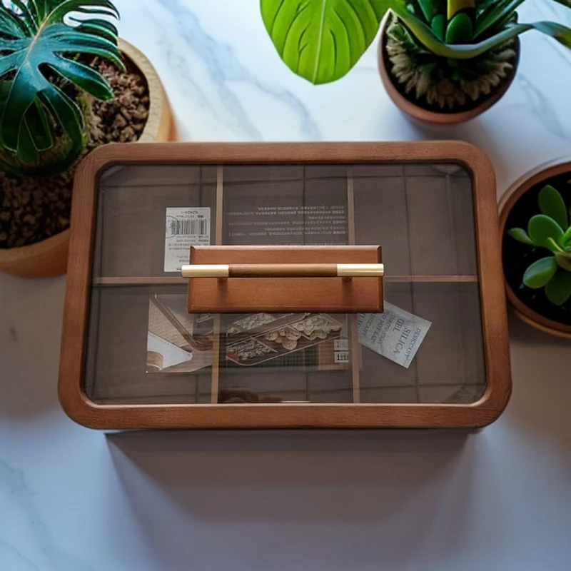 BZ409-1单层实木方形干果盒