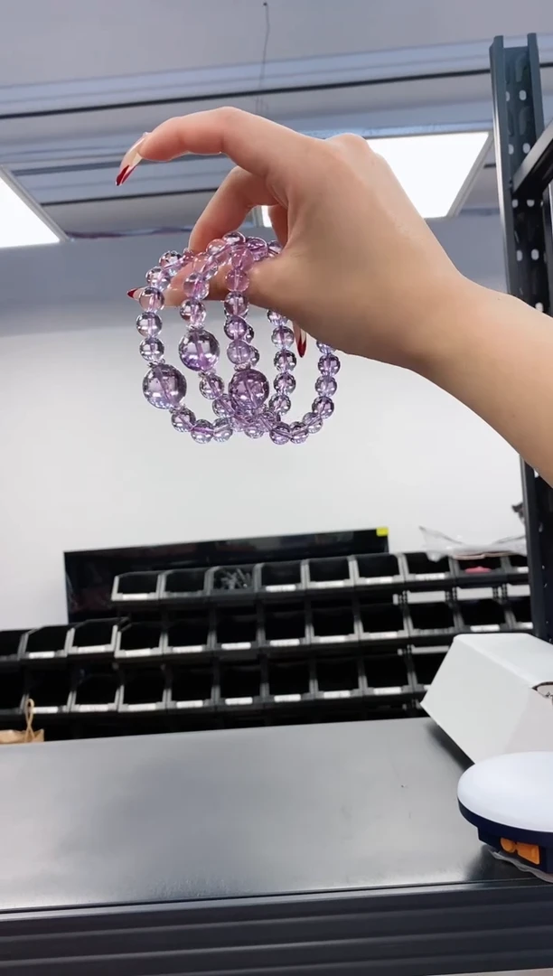 【闪购商品】水晶手链合金213.10玻利维亚紫水晶手串