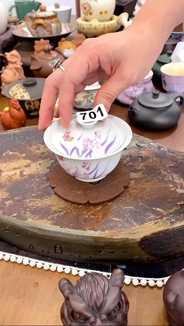 【茶瓷物语】盖碗701