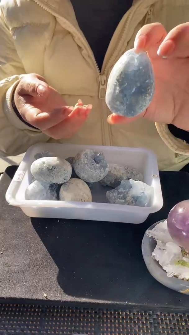 未镶嵌天青石原石天青石原石D186多样性发其一