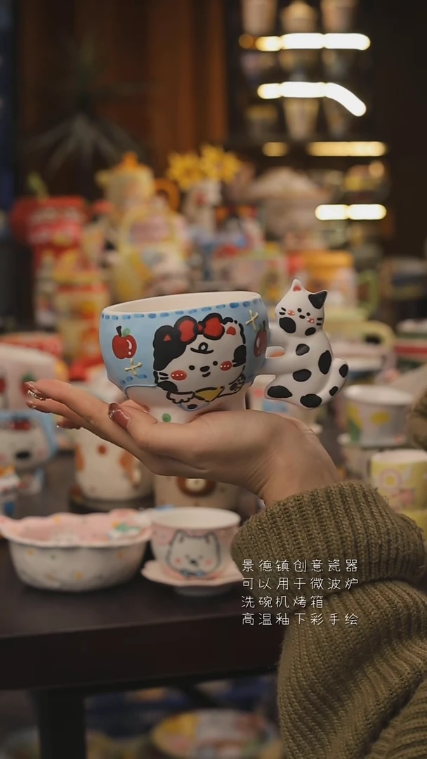 景德镇釉下彩绘设计师款式陶瓷