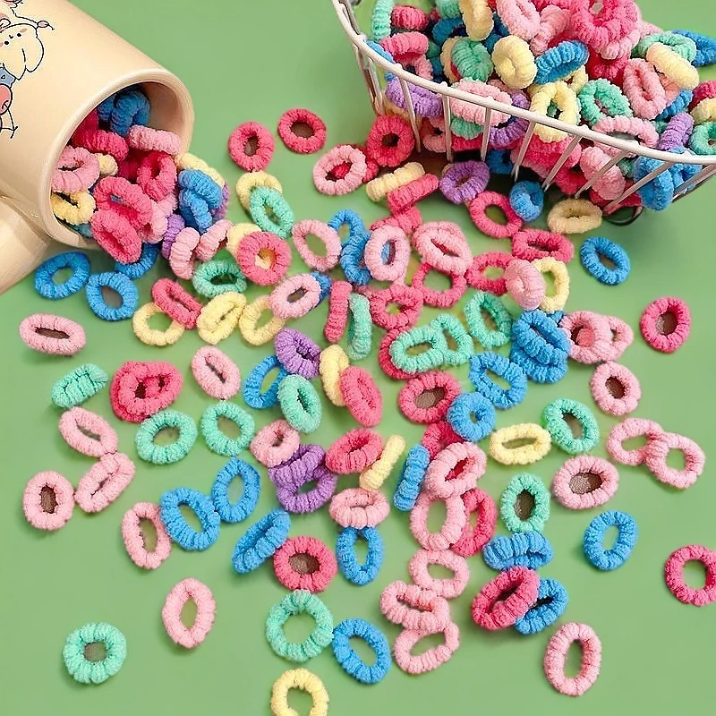 女童韩版皮筋头绳可爱宝宝发圈小女孩扎头不伤发橡皮筋高弹力发绳