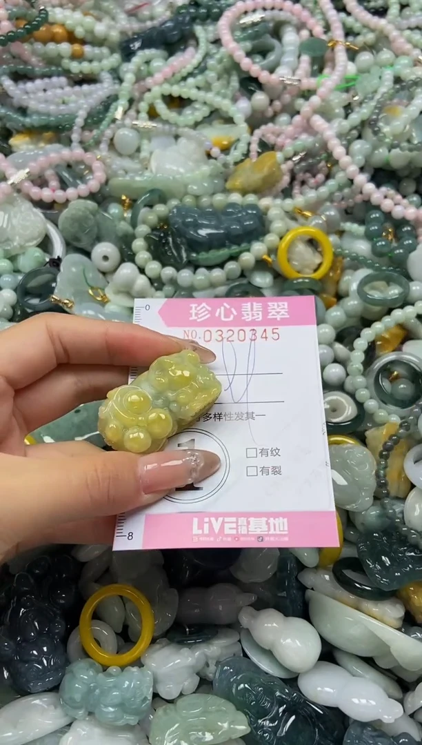 翡翠未镶嵌颈饰闪购0320345