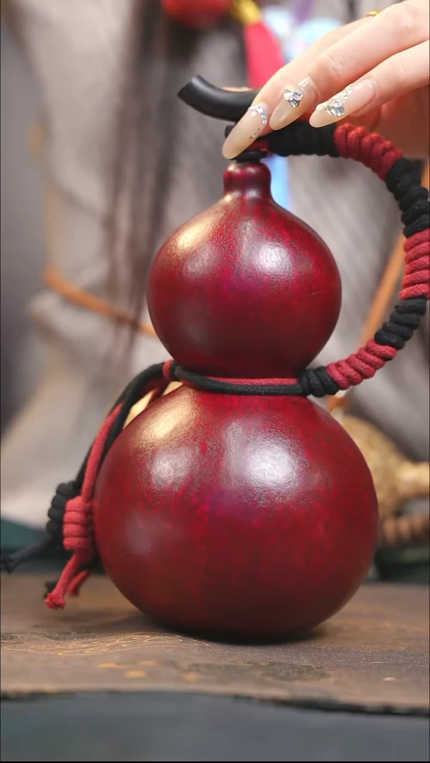 【闪购商品】XQ297大漆酒葫芦不包手串及旋转底座