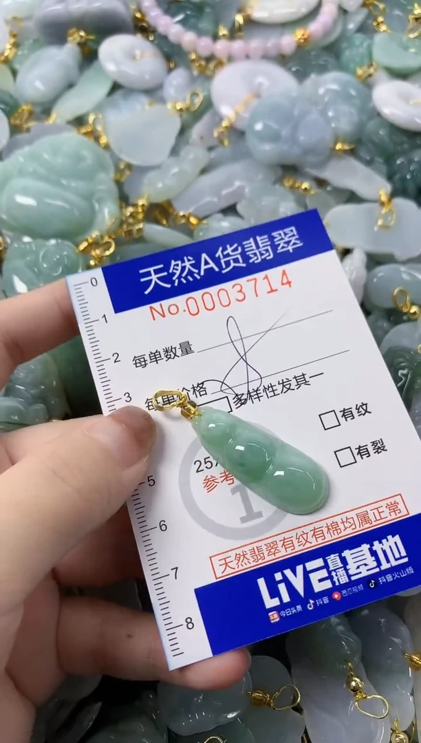 颈饰未镶嵌翡翠天然A货翡翠
