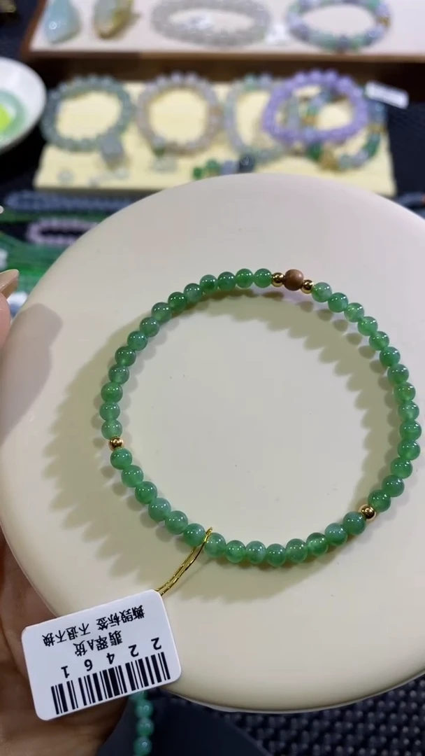 翡翠散珠天然翡翠A货