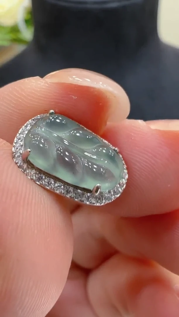 翡翠银S925镶嵌吊坠(不含链)多样性团购发一件