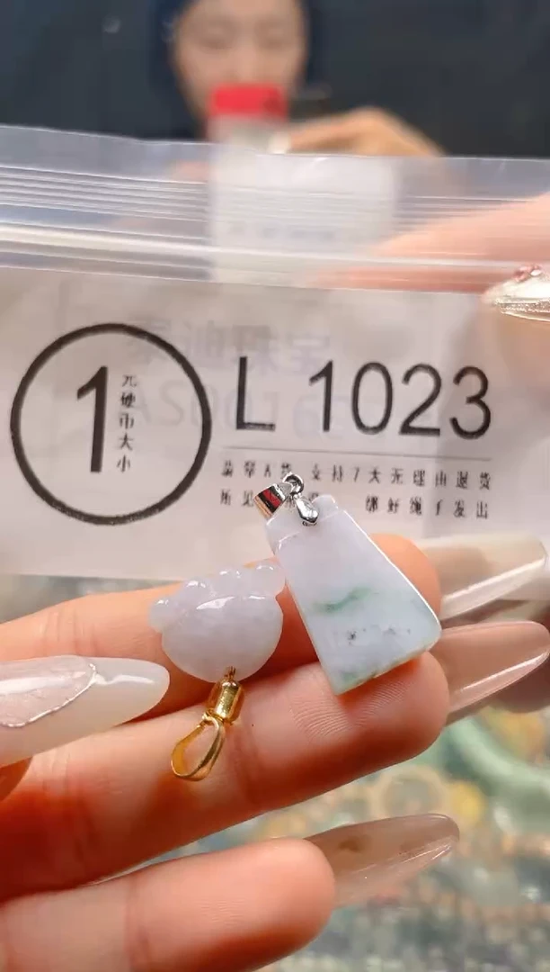 【闪购商品】翡翠颈饰未镶嵌/L/翡翠A货一图一物