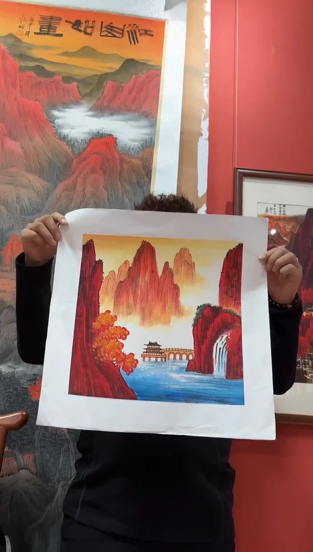 国画王顺增/精品国画/1平尺