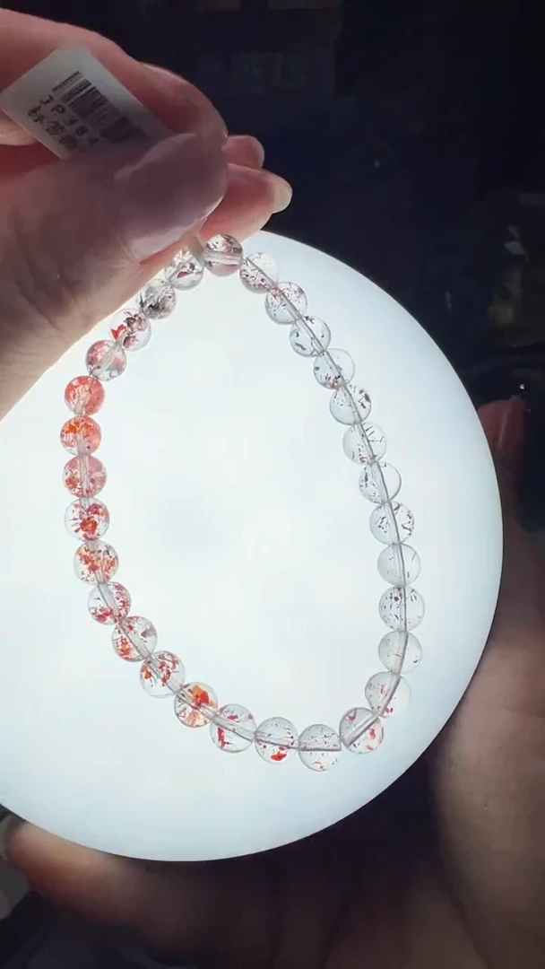 【闪购商品】水晶手串未镶嵌金草莓渐变手串6m+ JP38404
