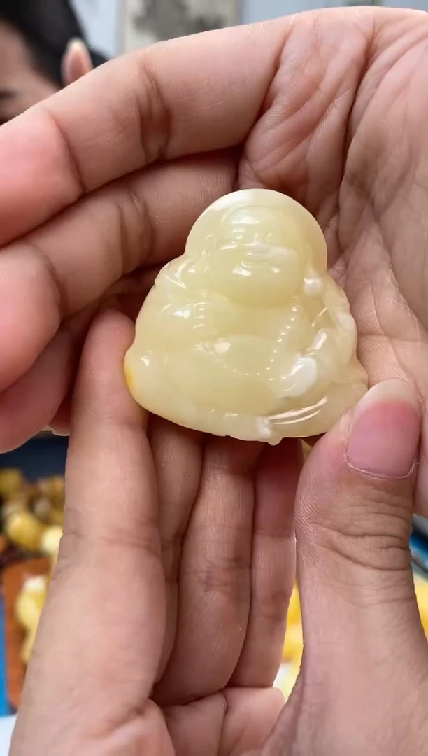 【闪购商品】蜜蜡裸石未镶嵌天然琥珀蜜蜡弥勒佛
