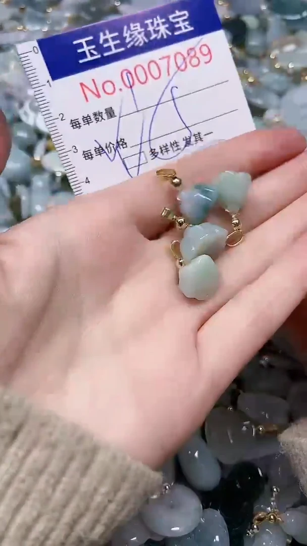 【闪购商品】翡翠颈饰未镶嵌闪购00007089多样性发其一