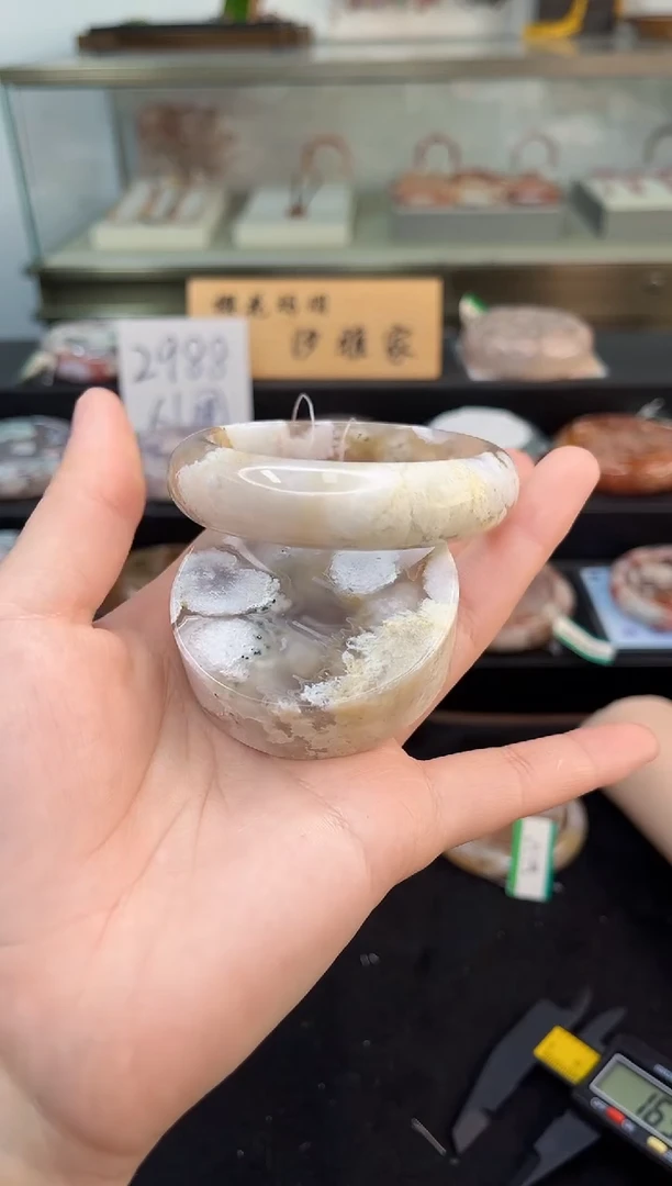 未镶嵌手镯石英质玉58圈口（赠品镯心）1691294