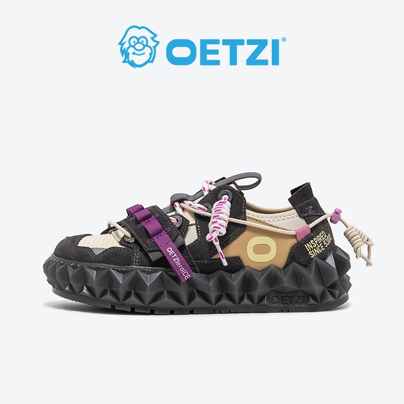 OETZI冰人奥兹丑萌鞋新品厚底低帮鞋休闲机能风小丑鞋