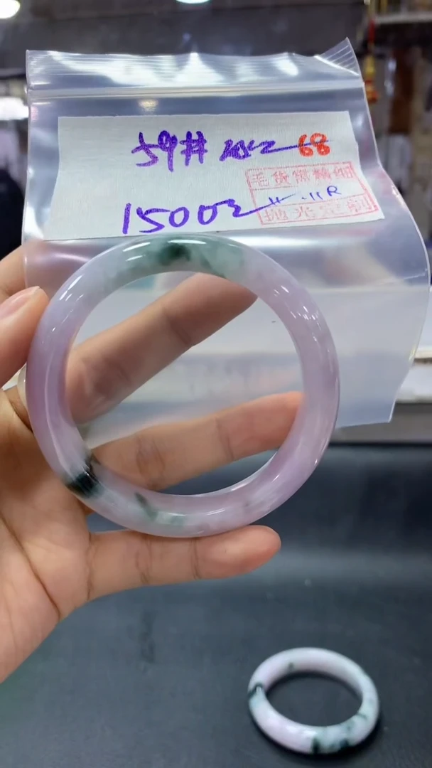 未镶嵌定制翡翠68毛货需精细抛光定制+多样性发1+1500