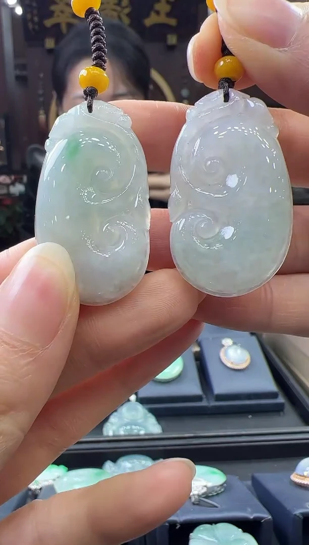 【闪购商品】翡翠挂件未镶嵌如意手机挂（多样性发其一）