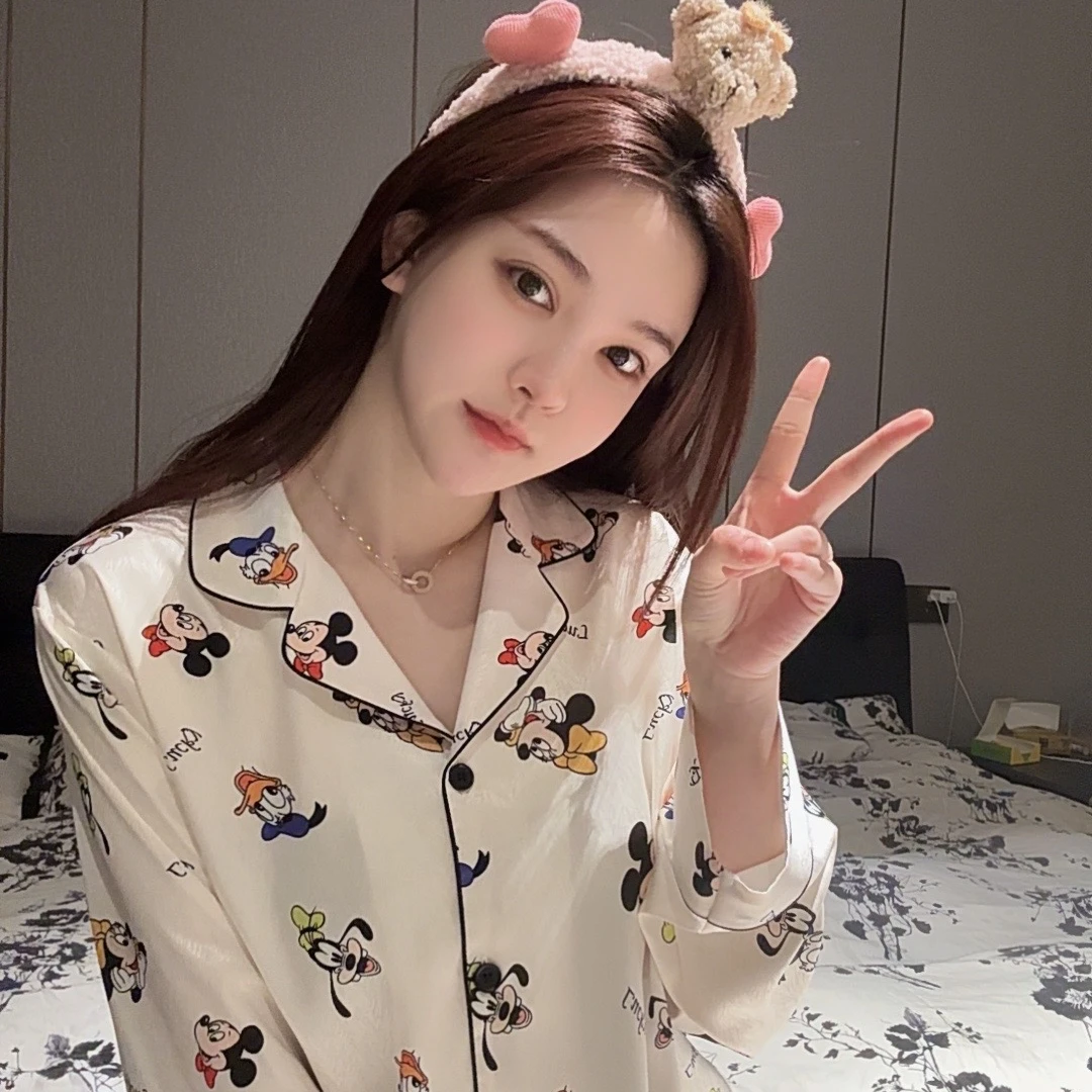 SIEOYJIEA/私迹大榕家大刘eva【迪迪米奇长袖】情侣时尚家居服睡衣