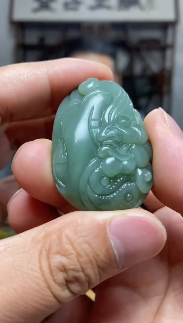 和田玉未镶嵌挂件64