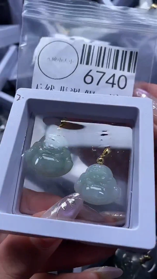 吊坠(不含链)未镶嵌翡翠6740