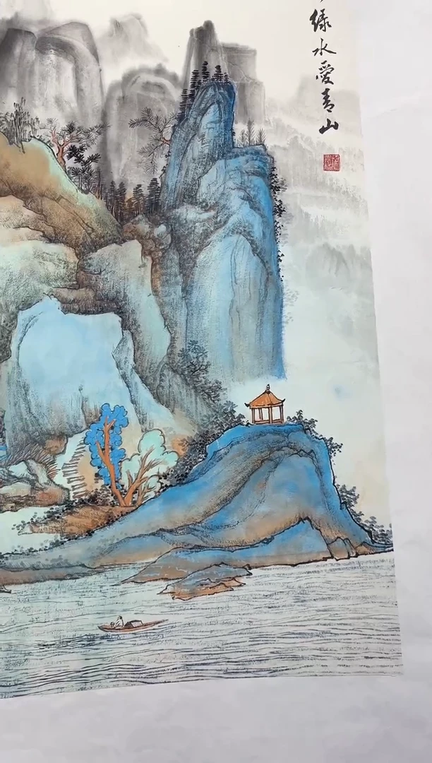 国画秦燕格国画手绘作品Y42