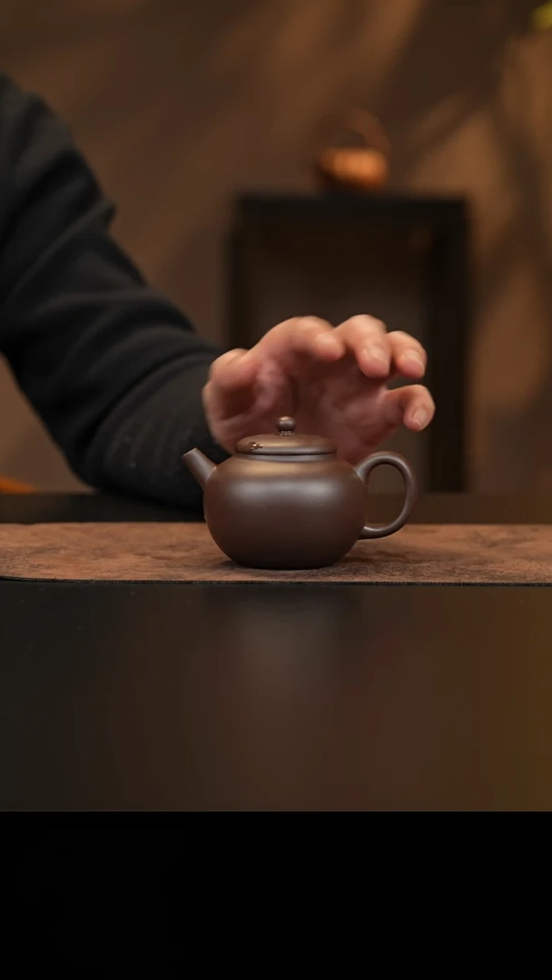 【闪购商品】紫砂茶壶允禾斋wxy 黑墩头 夏露