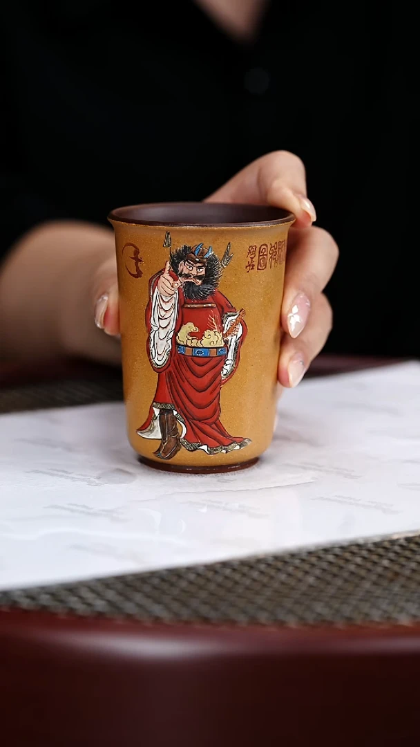 茶壶紫砂64TL钟馗杯