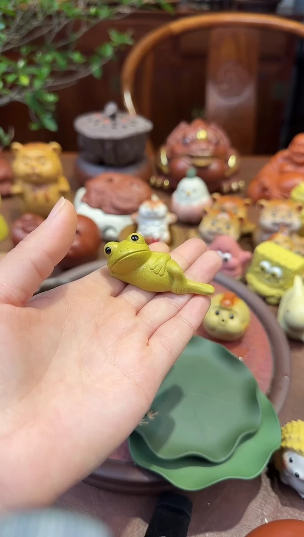 紫砂茶宠紫砂青蛙