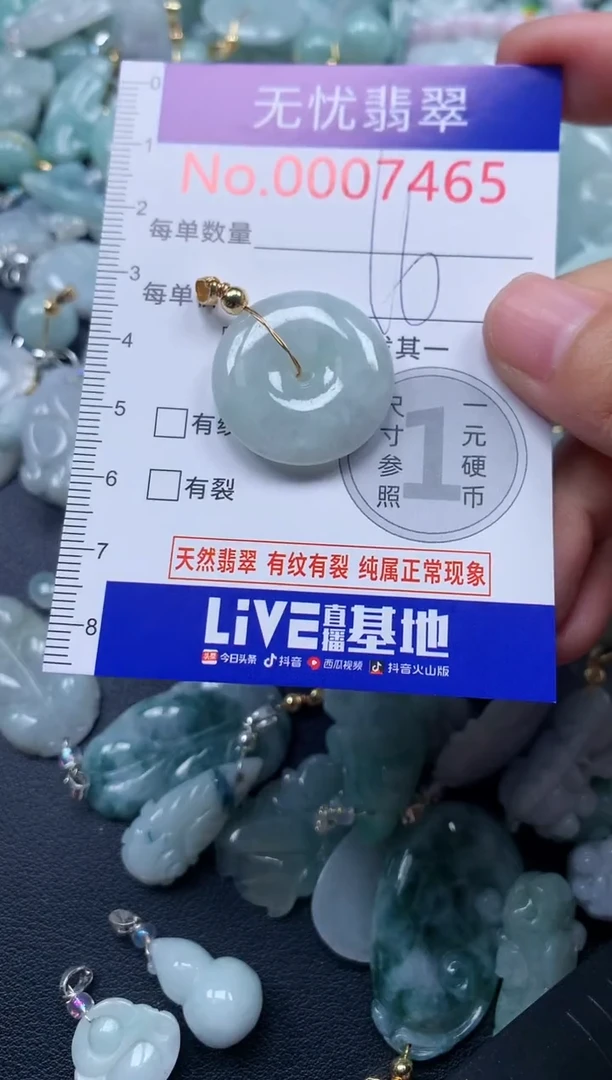 颈饰未镶嵌翡翠7465