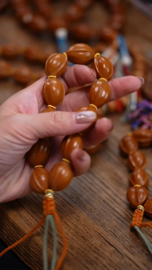 手串/手链橄榄核18mm 梅林铁核鲨鱼背