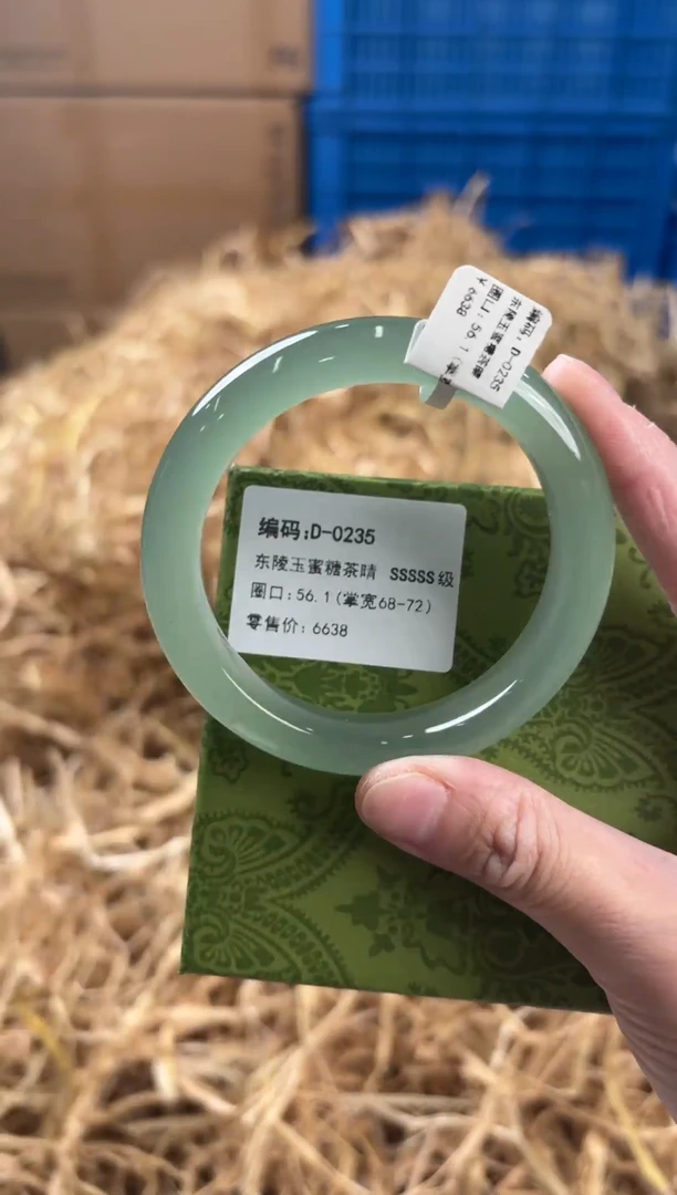 未镶嵌手镯石英质玉D-0235