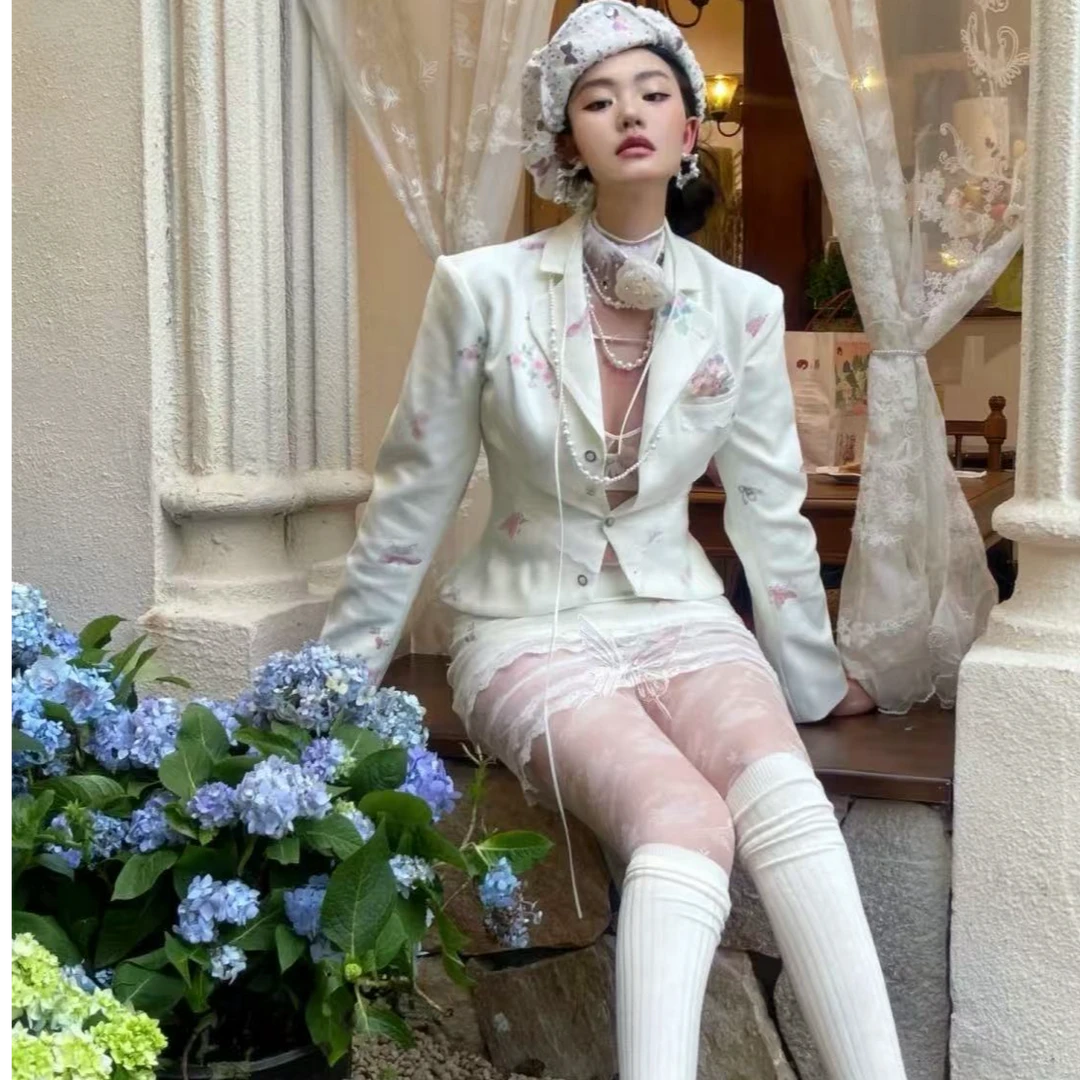 春季新款【嗒丽家】甜美风氛围感可爱风套装网红