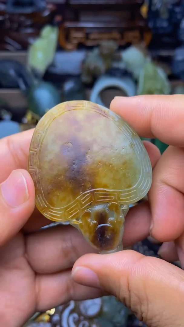 和田玉未镶嵌把件1