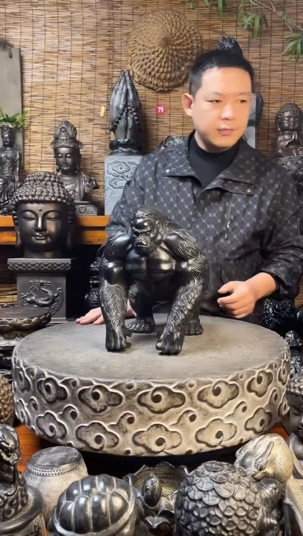 石材30新款金刚天然青石雕刻