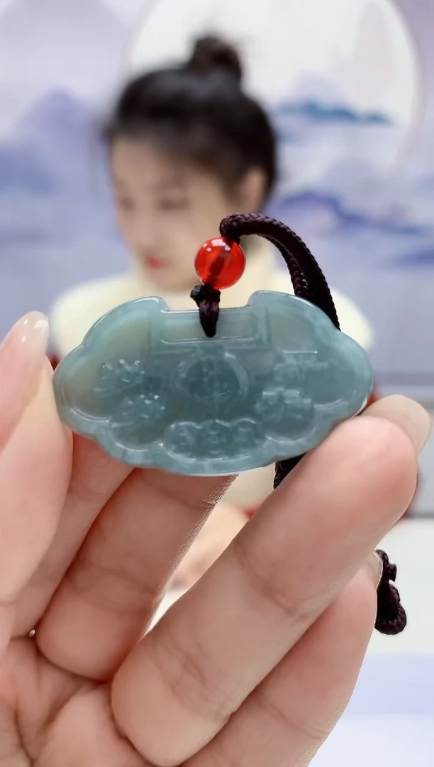 【闪购商品】翡翠颈饰未镶嵌5156kk-jj挂件87