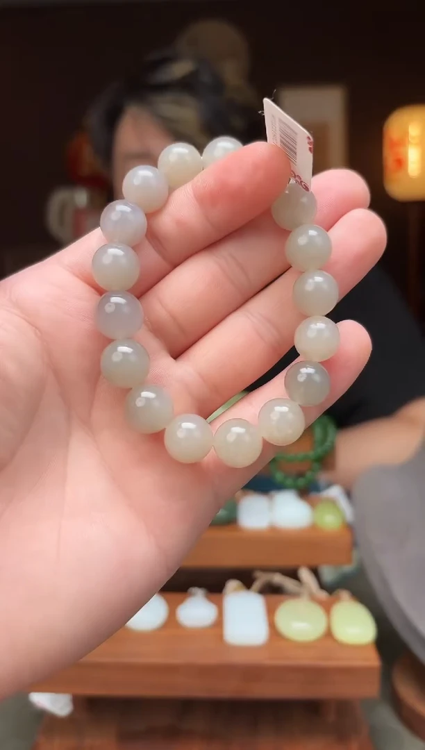 未镶嵌和田玉把件ff17-手串 有瑕