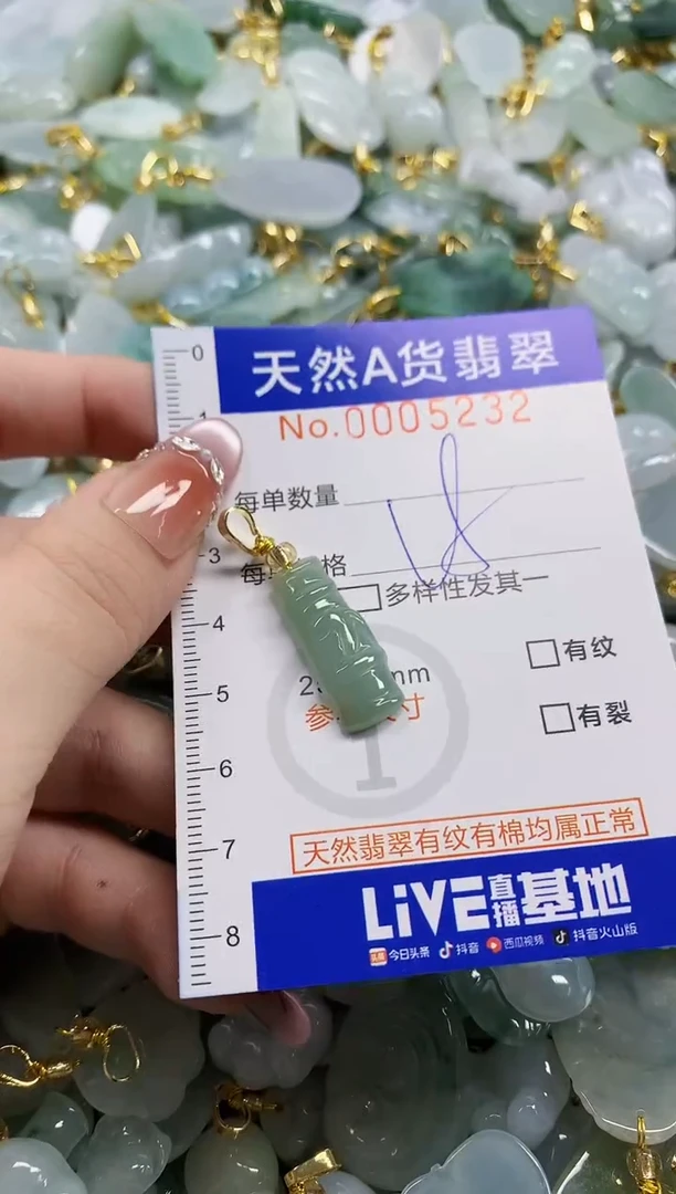 颈饰未镶嵌翡翠天然A货翡翠