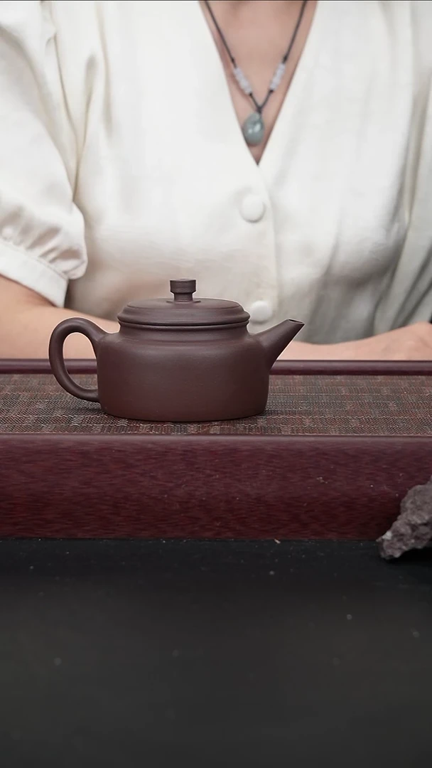 茶壶紫砂FB紫泥 德钟