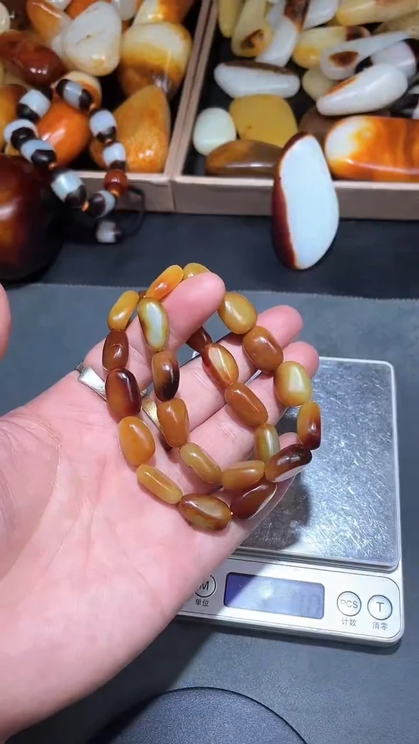 【闪购商品】和田玉（子料）手串未镶嵌YL-LL-2.4-3多样性发货