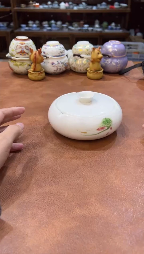真的很便宜会开片的旅行茶具