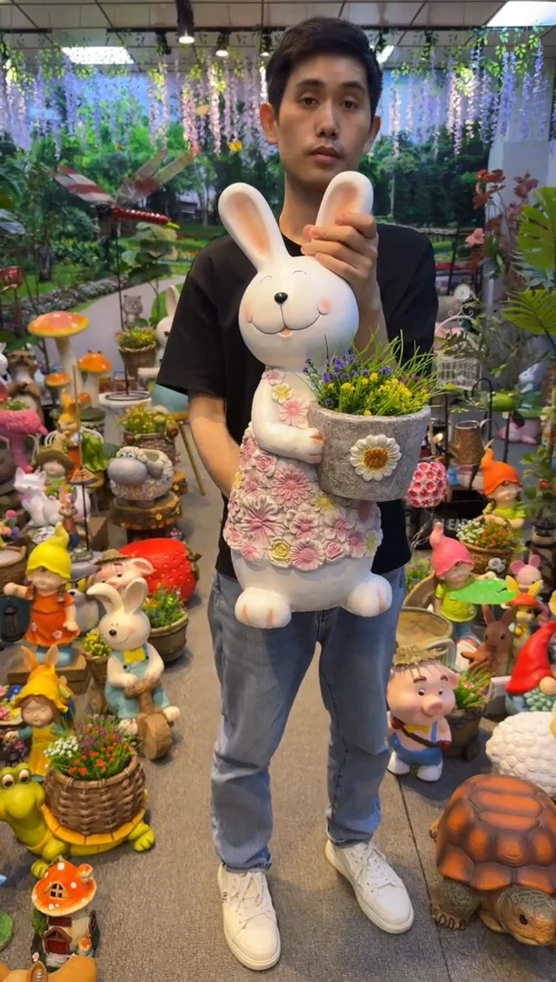 无花朵花园庭院摆件&00&