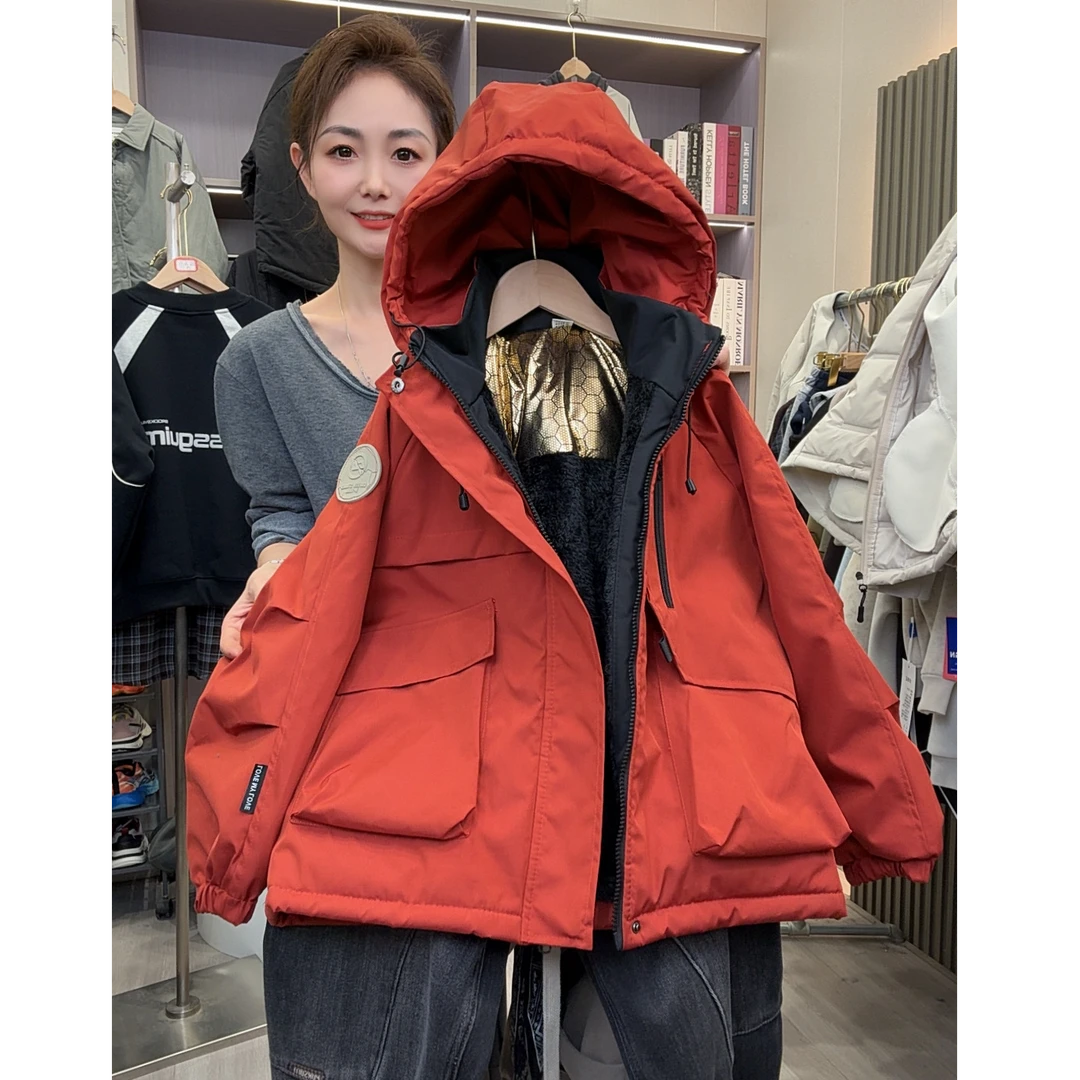 男童冬装棉衣2025新款洋气儿童秋冬季加绒外套时髦男孩派克服棉袄