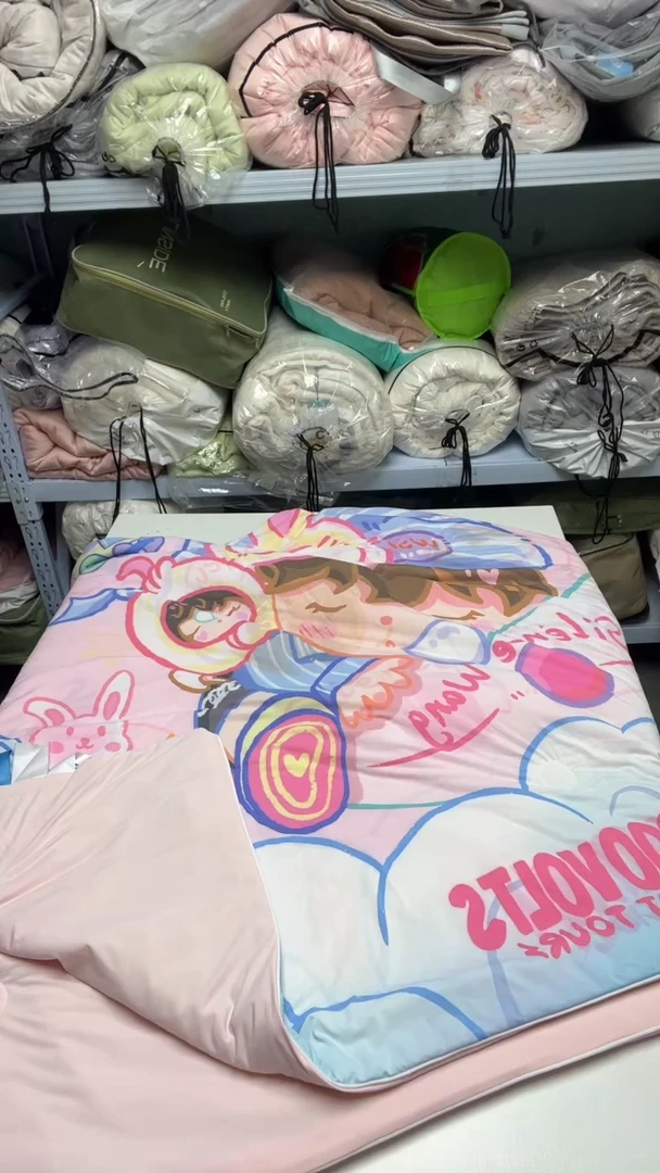 81%(含)-95%(含)锦氨夏被180*220 瑕疵晕染