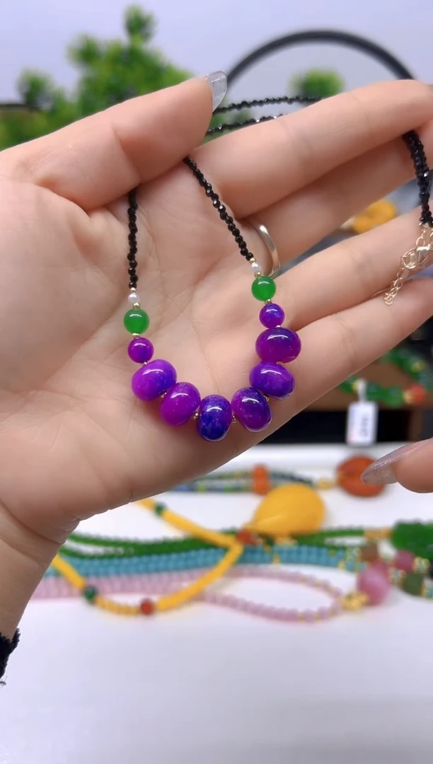 【闪购商品】苏纪石（舒俱来）颈饰未镶嵌项链X408