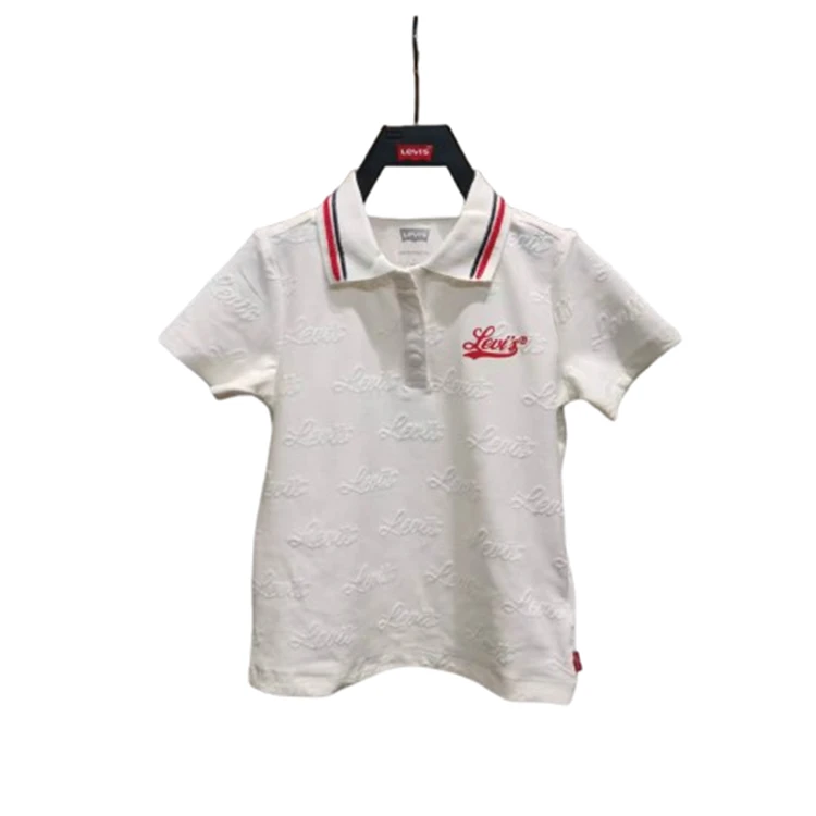 Levi's李维斯儿童夏季短袖舒适休闲时尚百搭短袖POLOT恤LV2522153